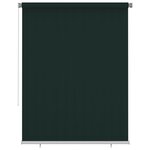 vidaXL Store roulant d'extérieur 180x230 cm Vert foncé PEHD