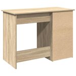 vidaXL Bureau chêne sonoma 102x50x75 cm bois d'ingénierie