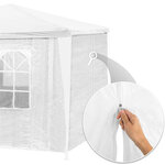 Tectake Tonnelle 9 x 3 m - blanc