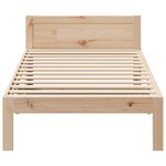 vidaXL Cadre de lit sans matelas 80x200 cm bois massif de pin