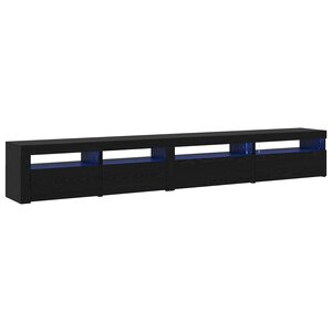 vidaXL Ensemble meuble TV 3 Pièces Chêne noir 270 x 35 x 40 cm