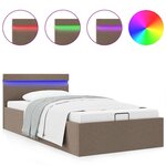 vidaXL Cadre de lit à rangement hydraulique sans matelas 100x200 cm
