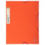 Chemise 3 rabats élastique Forever carte recyclée bicolore 380g coloris assortis EXACOMPTA