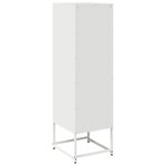 vidaXL Buffet haut blanc 36x39x123 cm acier laminé à froid