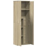 vidaXL Buffet haut chêne sonoma 60x35x180 cm bois d'ingénierie