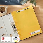 Pack 3 Pochettes Perforées A4 PP Cosy Opaque Jaune LEITZ