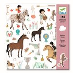Djeco DJ08881 - Autocollants chevaux