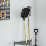 vidaXL Tête de pelle Noir 34 5 x 24 cm Acier enduit de poudre