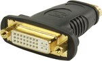 Adaptateur Valueline HDMI femelle (Type A) 1.2 vers DVI-I femelle (Noir)