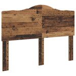 vidaXL Tête de lit Bois Ancien 140 cm Bois d'ingénierie