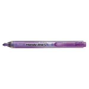 Surligneur handy-line s rétractable/rechargeable violet x 12 pentel