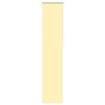 vidaXL Store enrouleur occultant jaune largeur du tissu 55 7 cm