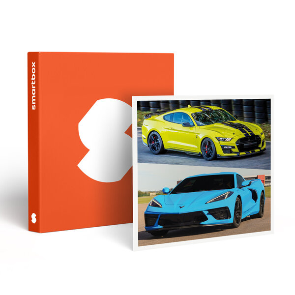 SMARTBOX - Coffret Cadeau Stage de pilotage multivolant : 2 tours en Corvette C8 et 2 tours en Ford Mustang sur le circuit de Croix-en-Ternois -  Sport & Aventure