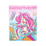 Album de coloriage - fantasy holographique : créatures fantastiques sirènes
