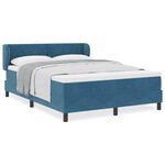 vidaXL Lit à ressorts avec matelas gris foncé 80x200 cm en velours