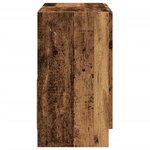 vidaXL Armoire d'évier vieux bois 63x30x54 cm bois d'ingénierie