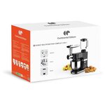 Robot pâtissier multifonctions CONTINENTAL EDISON - 1000 W - Noir