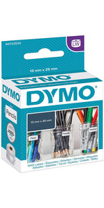 DYMO LabelWriter Boite de 1 rouleau de 1000 étiquettes Multi-usages (Adhésif semi permanent) 13mm x 25mm