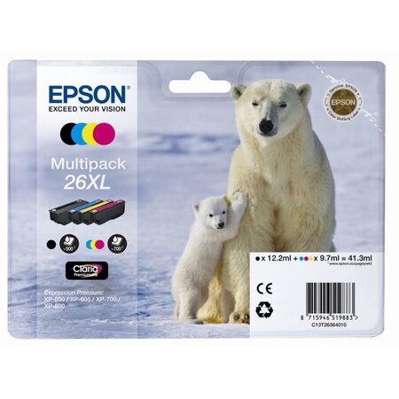 Epson t2636 xl ours polaire cartouche d'encre mult