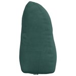 vidaXL Coussin de Dos Vert foncé 45 x 24 x 50 cm Velours