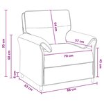 vidaXL Canapé 100  polyester  cadre en métal  MDF  Contreplaqué