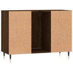 vidaXL Armoire salle de bain chêne marron 80x33x60cm bois d'ingénierie