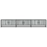 vidaXL Meuble TV sonoma gris 240x35x41 cm bois d'ingénierie
