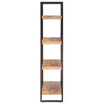vidaXL Bibliothèque à 4 niveaux 120x40x180 cm Bois d'acacia massif
