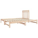 vidaXL Lit coulissant sans matelas 2x(90x190) cm