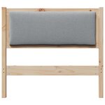 vidaXL Tête de lit Autre Marron 90 cm Bois massif en pin