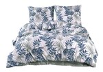 Parure de lit verte TROPICAL 260 x 240 cm