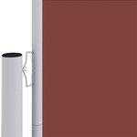 vidaXL Auvent latéral rétractable Marron 200x1200 cm