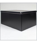 Boîte de rangement carton noire -  l28xp35xh18 cm