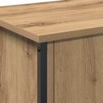 vidaXL Meuble TV chêne artisanal 100 x 35 x 45 cm Bois d'ingénierie
