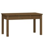 vidaXL Banc de jardin marron miel 80x44x45 cm bois de pin massif