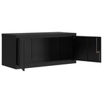 vidaXL Classeur noir 90x40x240 cm acier