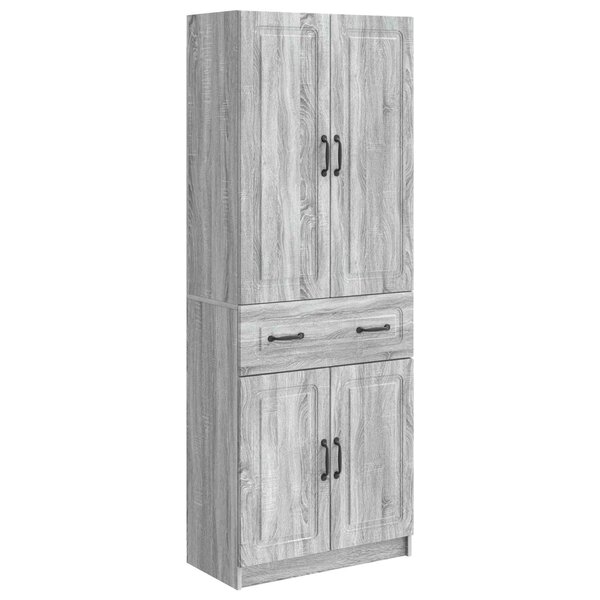 vidaXL Ensemble de Meubles 2 Pièces Sonoma gris Bois d'ingénierie