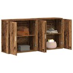 vidaXL Buffets 2 Pièces Bois ancien 79 x 38 x 80 cm Bois d'ingénierie