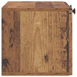 vidaXL Meuble TV mural Bois ancien 59 5 x 31 x 30 cm Bois d'ingénierie