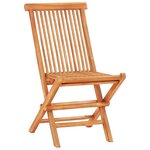 vidaXL Ensemble de bistro 3 Pièces avec coussins gris Bois de teck massif