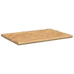 vidaXL Tapis de bain 2 Pièces 70x50 cm bambou
