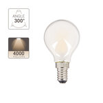 Ampoule à filament led p45  culot e14  conso. 6 5w  blanc neutre