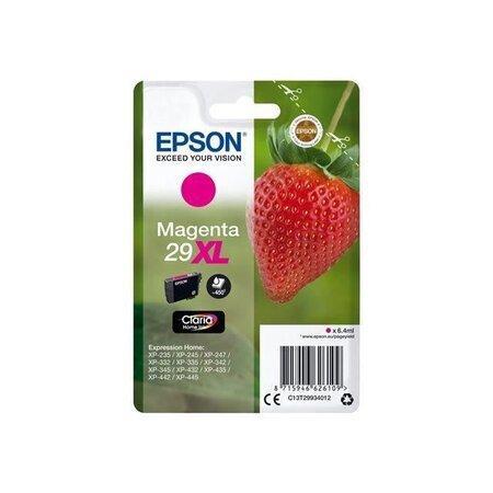 Epson 29XL Magenta (T2993), cartouche encre compatible Fraise (450 pages /  9ml)