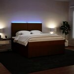 vidaXL Sommier à lattes de lit avec matelas Rose 180x200 cm Velours