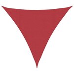 vidaXL Voile d'ombrage 160 g/m² Rouge 4 5x4 5x4 5 m PEHD