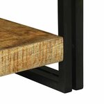 vidaXL Table console 120 x 33 x 75 cm Bois de manguier brut massif