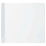 vidaXL Film de fenêtre statique Blanc dépoli 60 x 1000 cm PVC