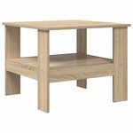 vidaXL Table basse Chêne Sonoma 57 x 55 x 45 cm Bois d'ingénierie