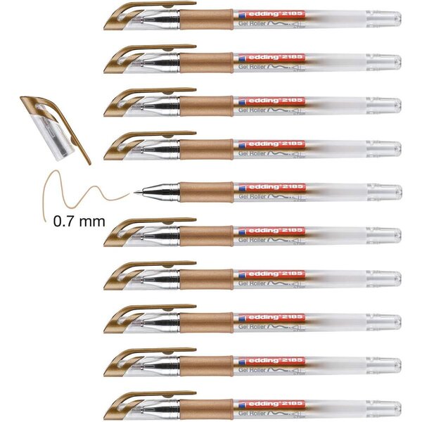 Roller à encre gel 2185 cuivre 0 7 mm x 10 EDDING
