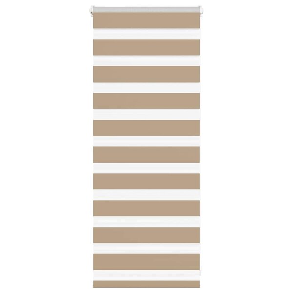 vidaXL Store zèbre marron sable largeur du tissu 50 9 cm polyester